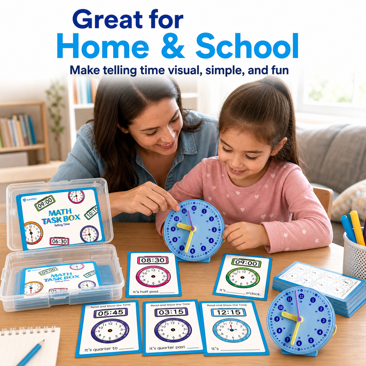 Telling Time Task Box