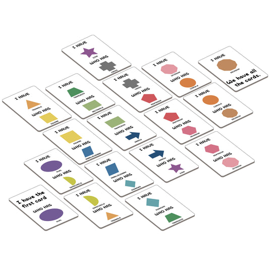 "I Have, Who Has" Cards - Shapes