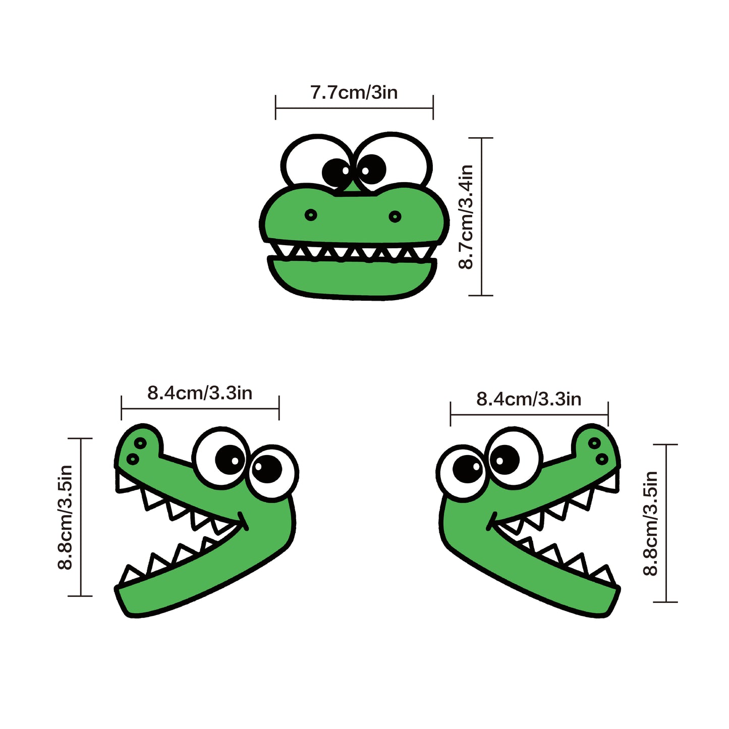 Classroom Decorative Bug & Croc Head Set