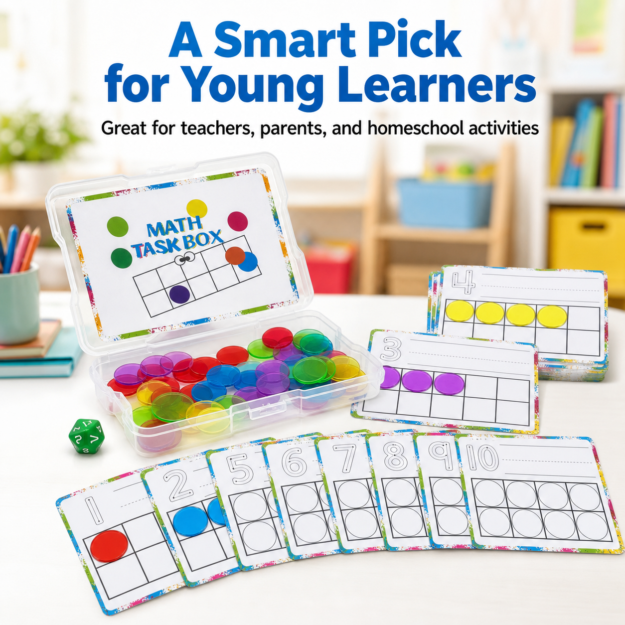 LumiStar Math Task Box Set – Counting Counters
