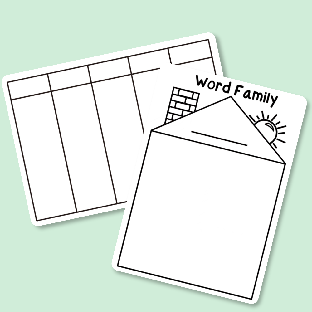 Practice Whiteboard - Word Family (5 Pcs)