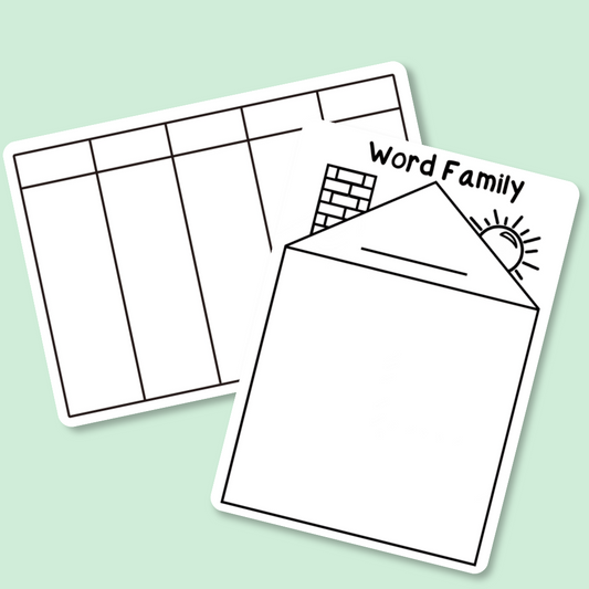 Practice Whiteboard - Word Family (5 Pcs)