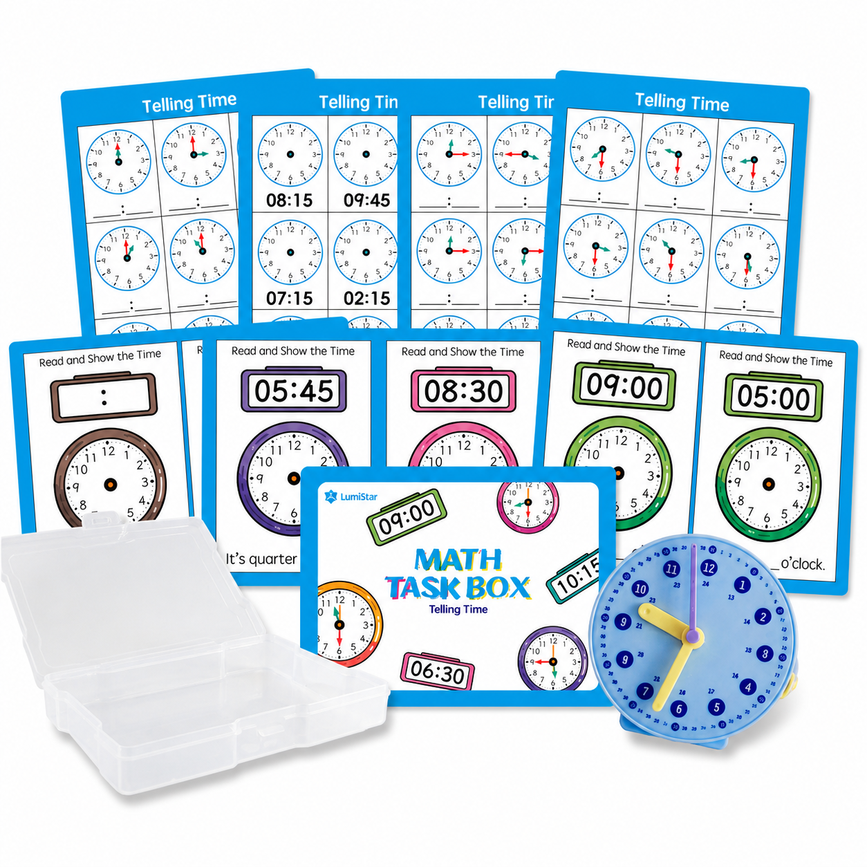 Telling Time Task Box