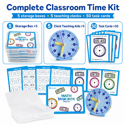 Telling Time Task Box