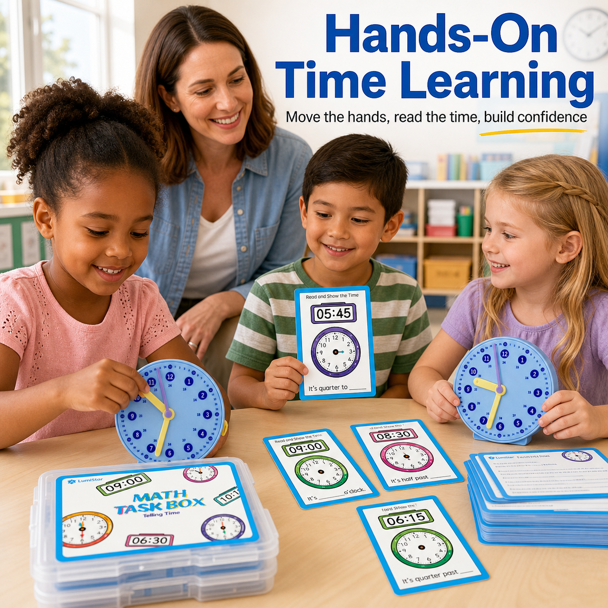 Telling Time Task Box