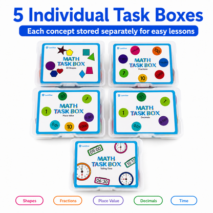 LumiStar Math Task Box Set – 5-in-1 Bundle
