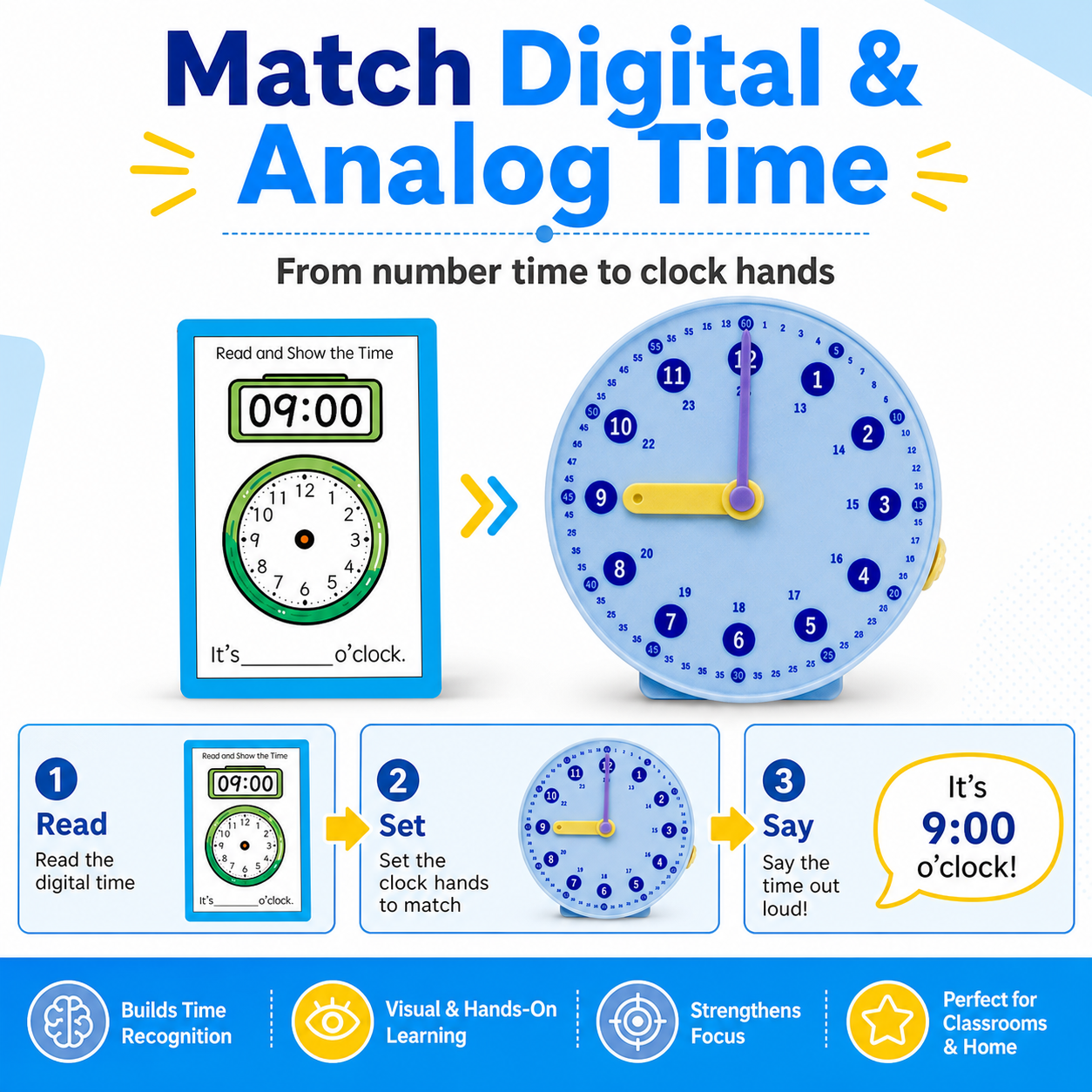 Telling Time Task Box