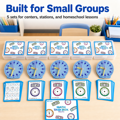Telling Time Task Box