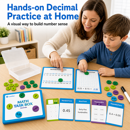 LumiStar Math Task Box – Decimals