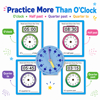 Telling Time Task Box