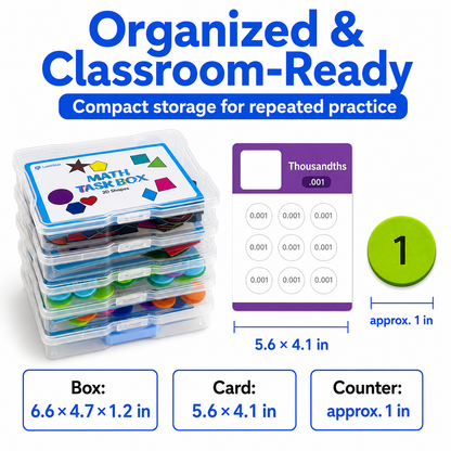 LumiStar Math Task Box Set – 5-in-1 Bundle