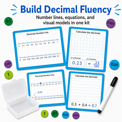 LumiStar Math Task Box – Decimals