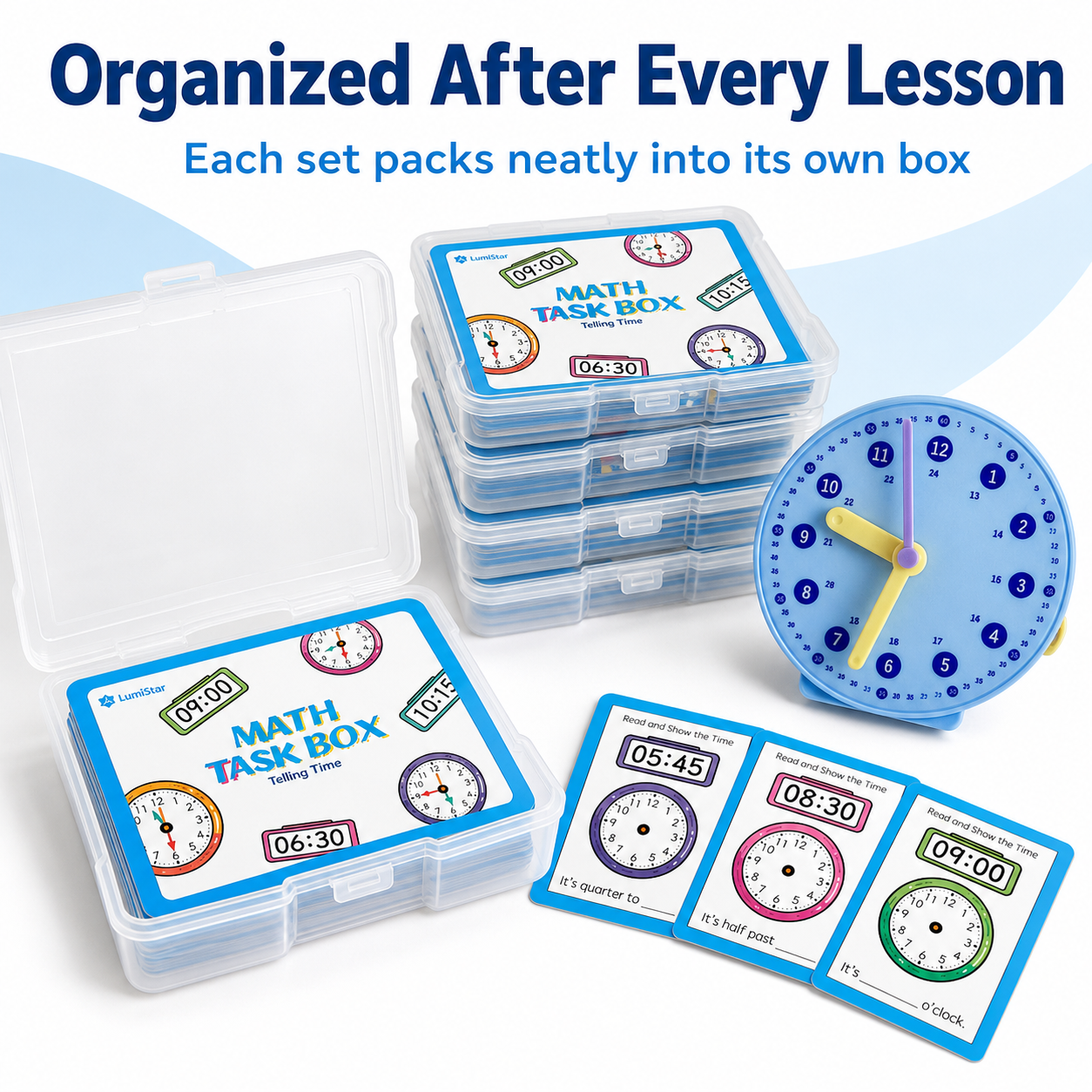 Telling Time Task Box