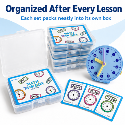 Telling Time Task Box