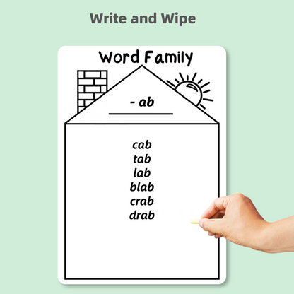 Practice Whiteboard - Word Family (5 Pcs)