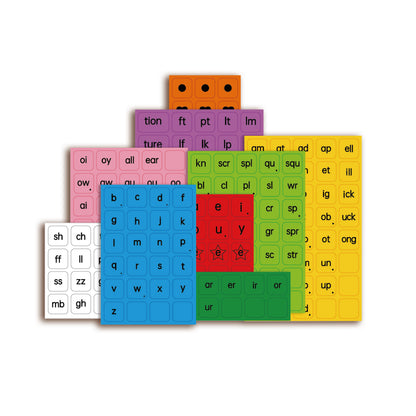 Phonics Magnetic Tiles (112 Pcs)