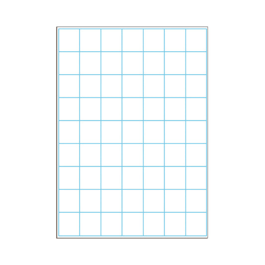 Large Dry-Erase Grid Posters  Size : 20 x 28"  (2 Pcs)