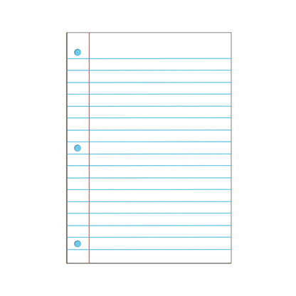 Large Dry-Erase Lined Posters  Size : 20 x 28" (2 Pcs)