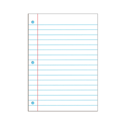 Large Dry-Erase Lined Posters  Size : 20 x 28" (2 Pcs)