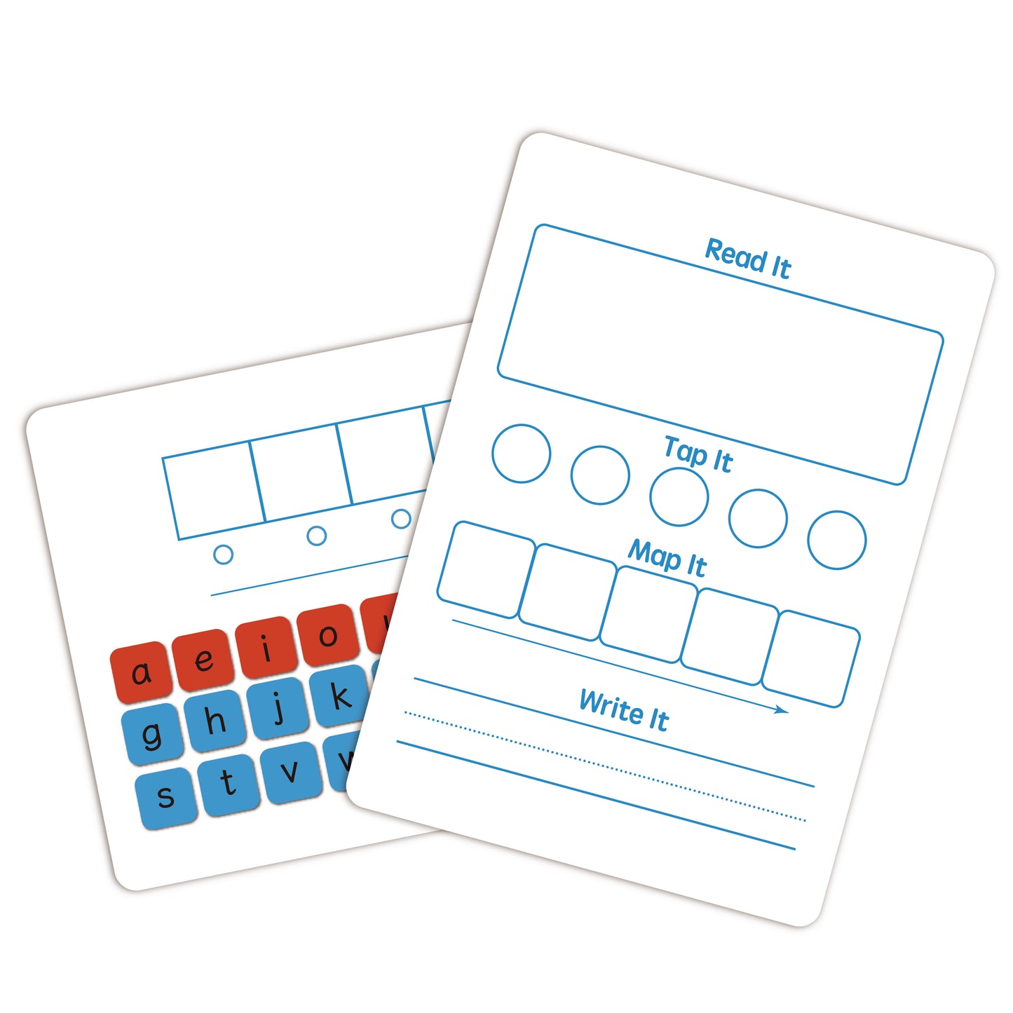 Word Building Megnetic Whiteboards (Style 1, 2 Sheets)