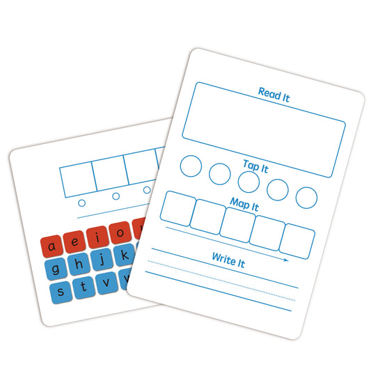 Word Building Megnetic Whiteboards (Style 1, 2 Sheets)