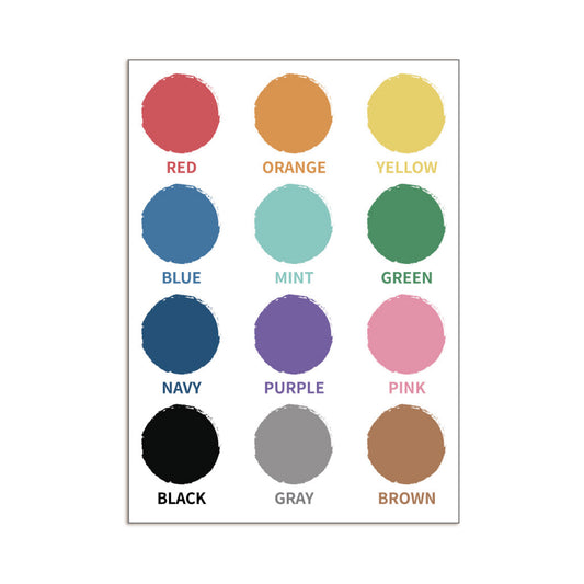Educational Poster Size : 12 x 17"  (Colors) (2 Pcs)