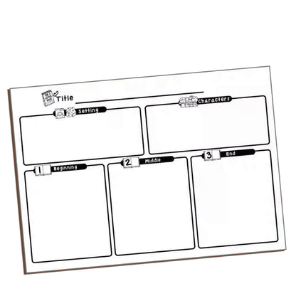 Story Map Practice Papers (50 Sheets)