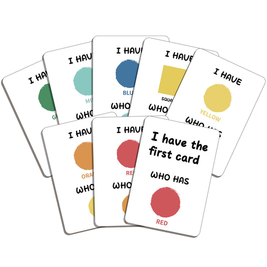 "I Have, Who Has" Cards - Colors