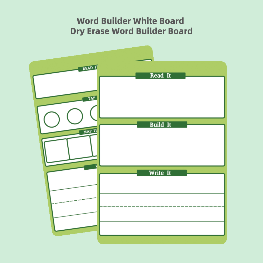 Practice Whiteboard - Word Spelling (5 Pcs)