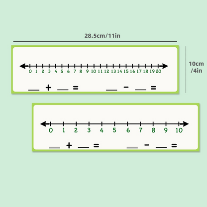 Practice Whiteboard - Number Line (5 Pcs)