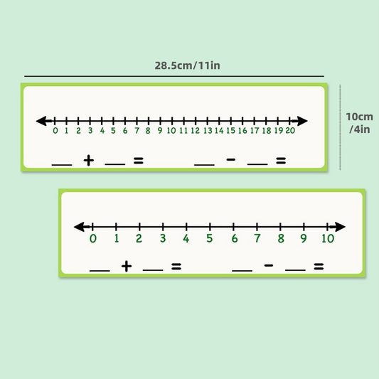 Practice Whiteboard - Number Line (5 Pcs)