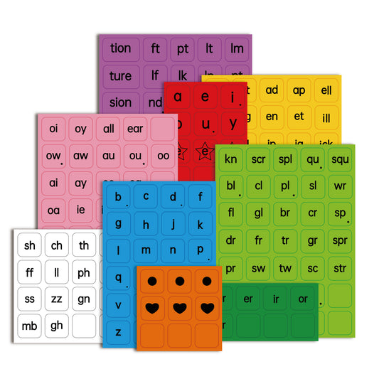 Large Phonics Magnetic Tiles