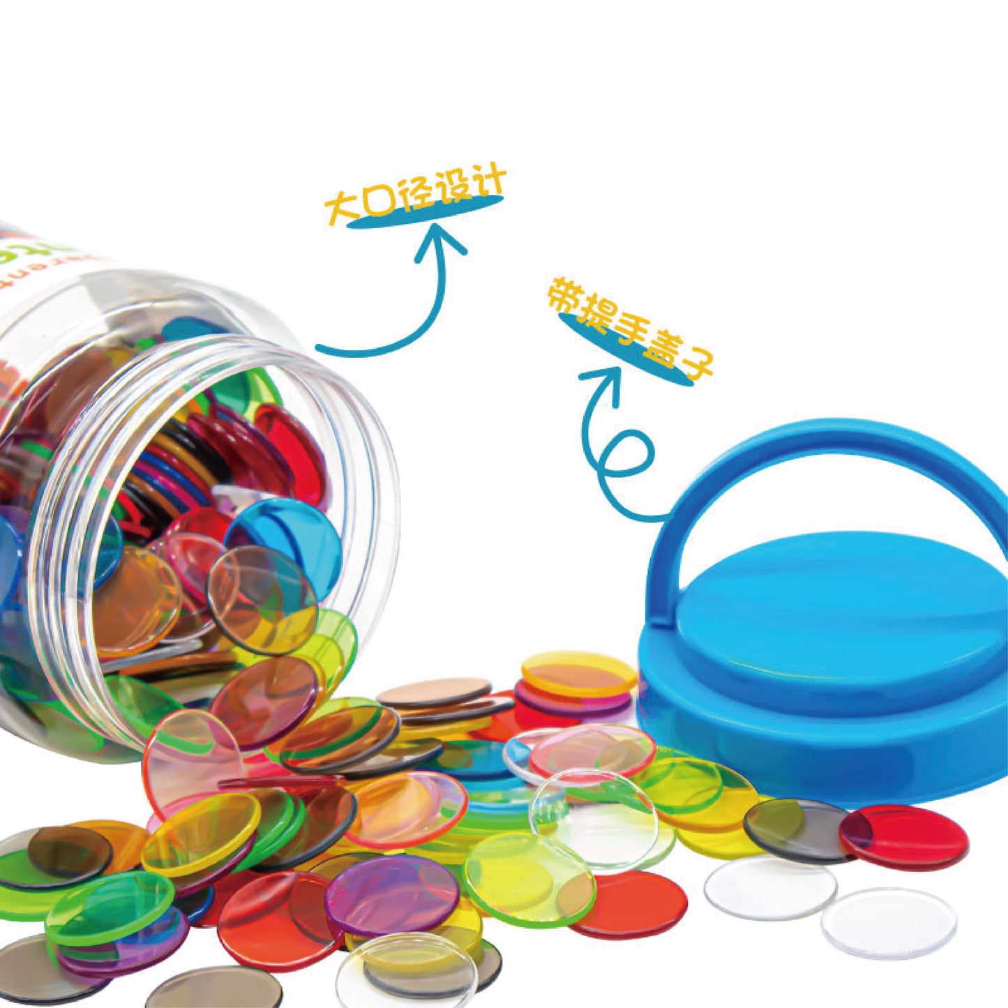 Canned Teaching Aid - Counting Chips