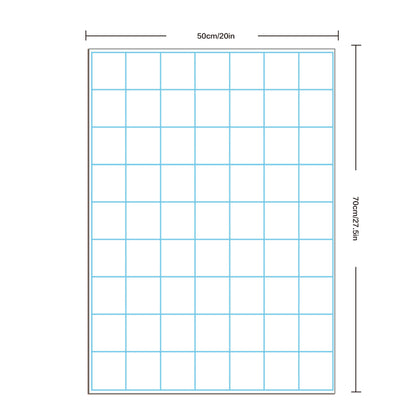 Large Dry-Erase Grid Posters  Size : 20 x 28"  (2 Pcs)