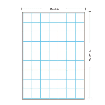 Large Dry-Erase Grid Posters  Size : 20 x 28"  (2 Pcs)