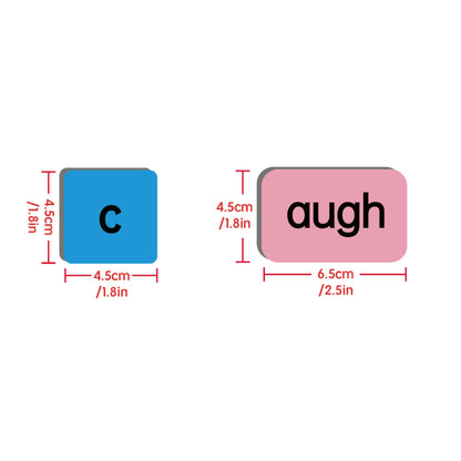 Large Phonics Magnetic Tiles (145 Pcs)