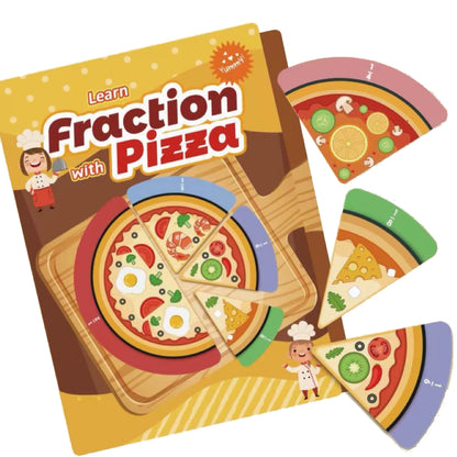 Pizza Fraction Set (Magnetic Tiles + Game Folder)