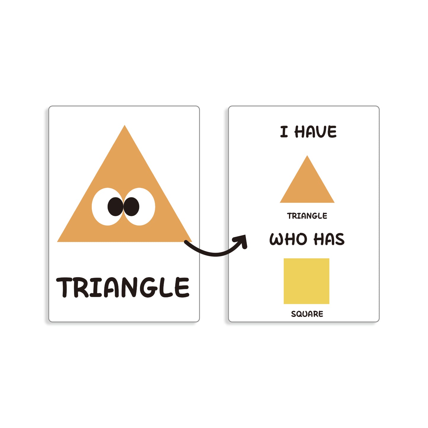 "I Have, Who Has" Cards - Shapes