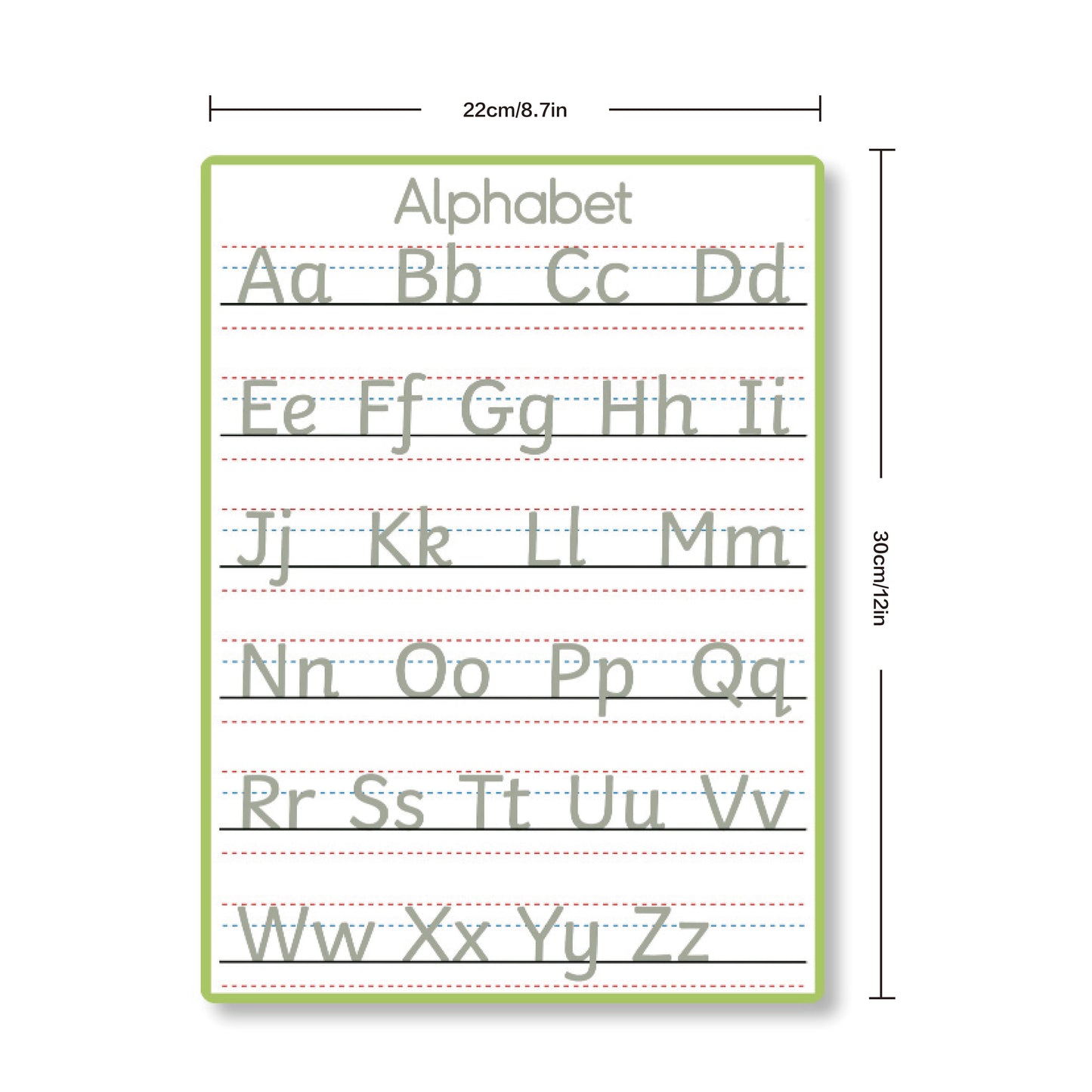Practice Whiteboard - Alphabet (5 Pcs)