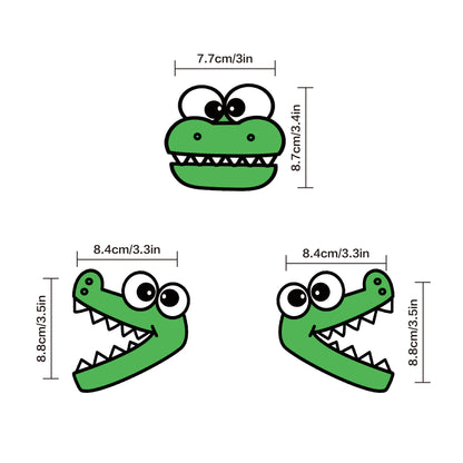 Magnetic Foam 100 Number Board + Bug & Croc Head Set