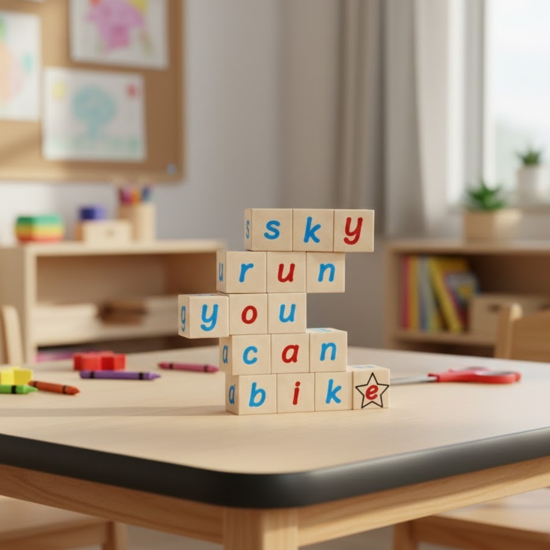 Magnetic Letter Cubes (16 Pcs/Set)