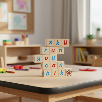 Magnetic Letter Cubes (16 Pcs/Set)