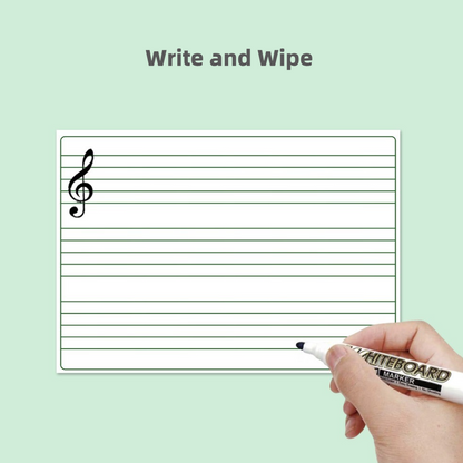 Practice Whiteboard - Music Notation (5 Pcs)