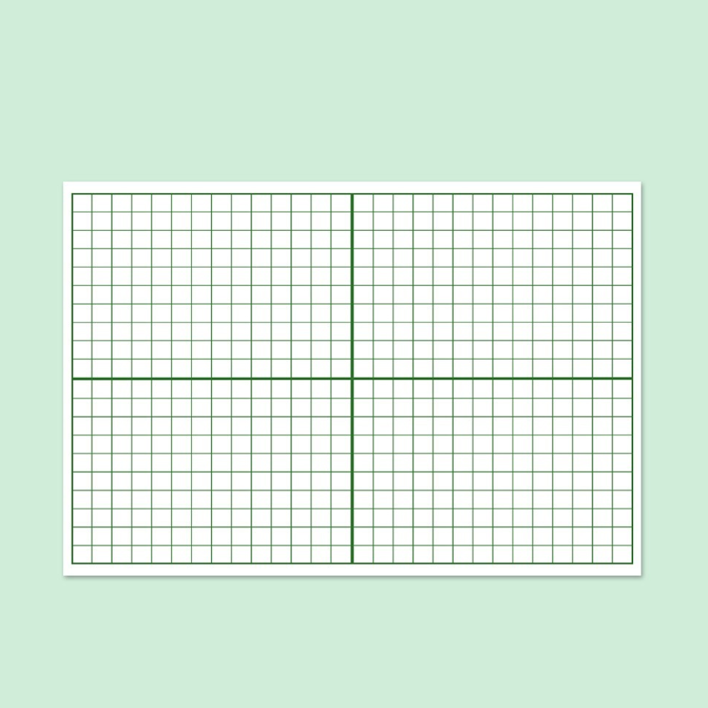Practice Whiteboard - Coordinate Axis (5 Pcs)