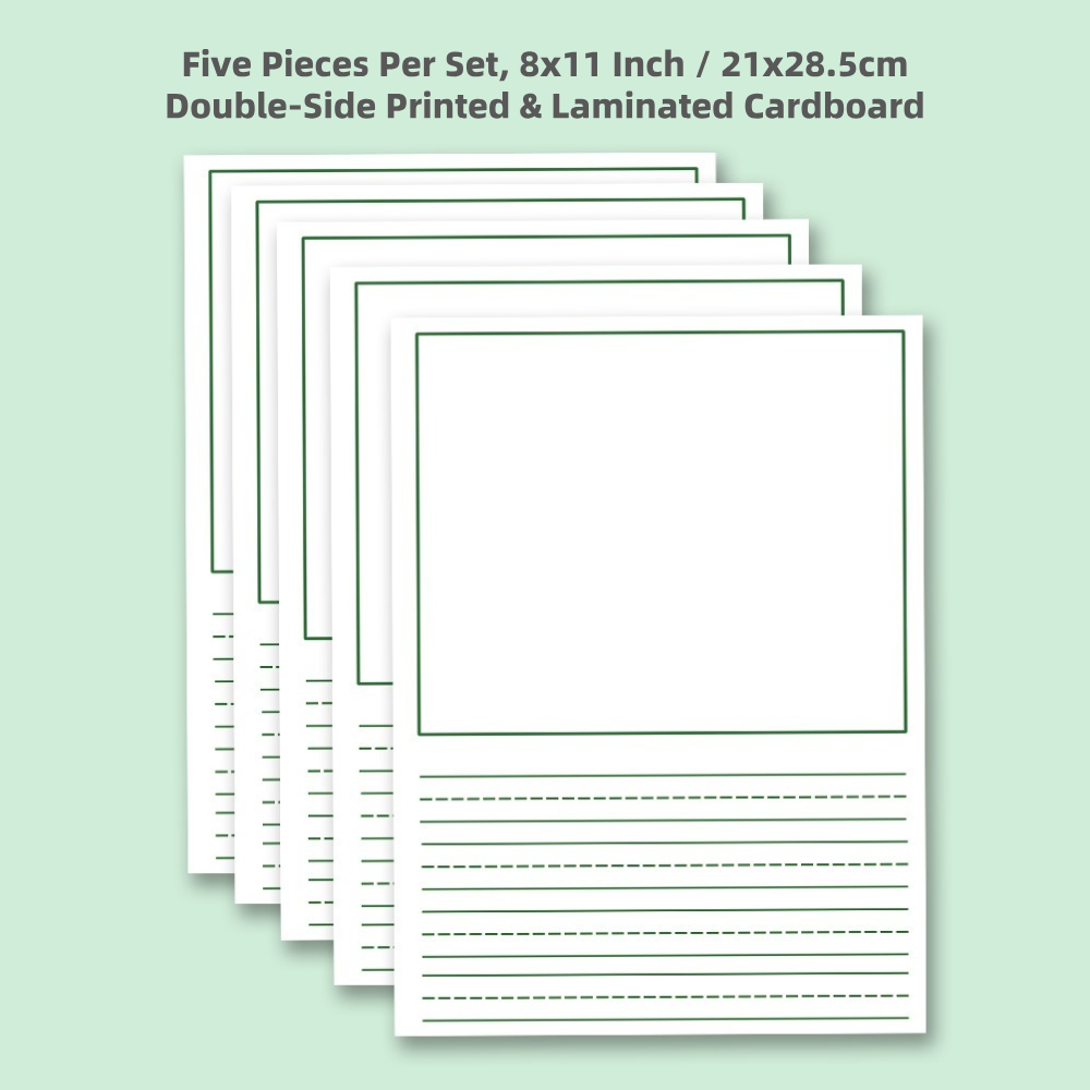 Practice Whiteboard - Story Paper (5 Pcs)