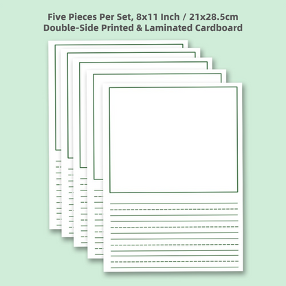 Practice Whiteboard - Story Paper (5 Pcs)