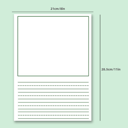 Practice Whiteboard - Story Paper (5 Pcs)