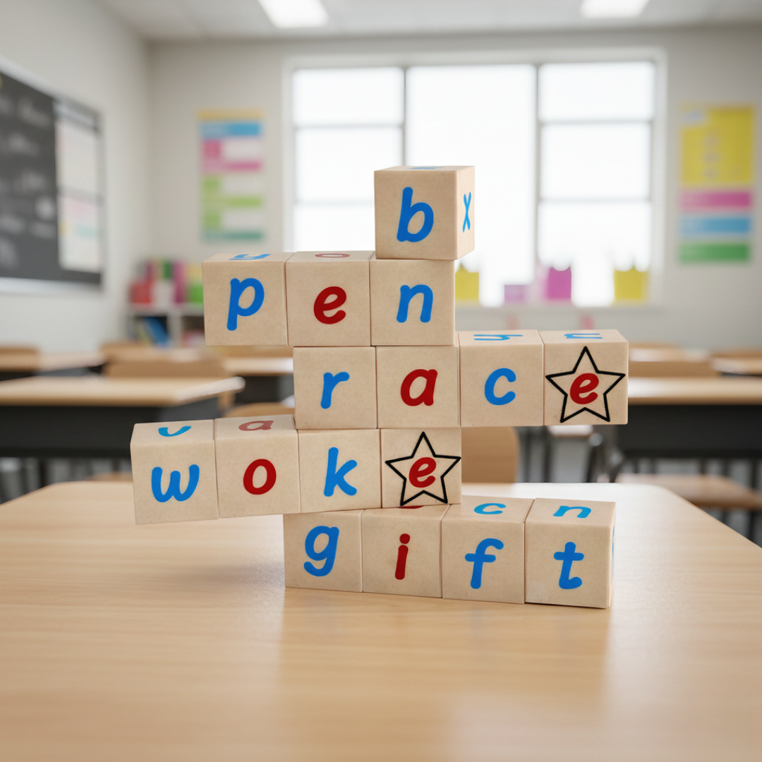 Magnetic Letter Cubes (16 Pcs/Set)