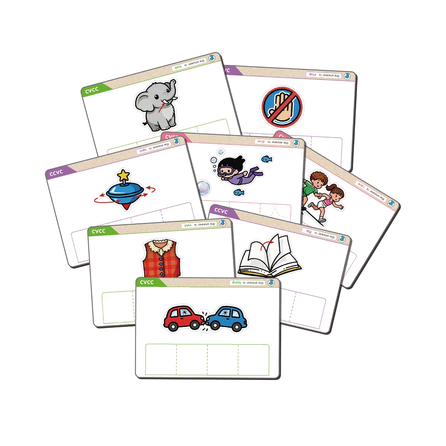 CVCE Word Builder Cards