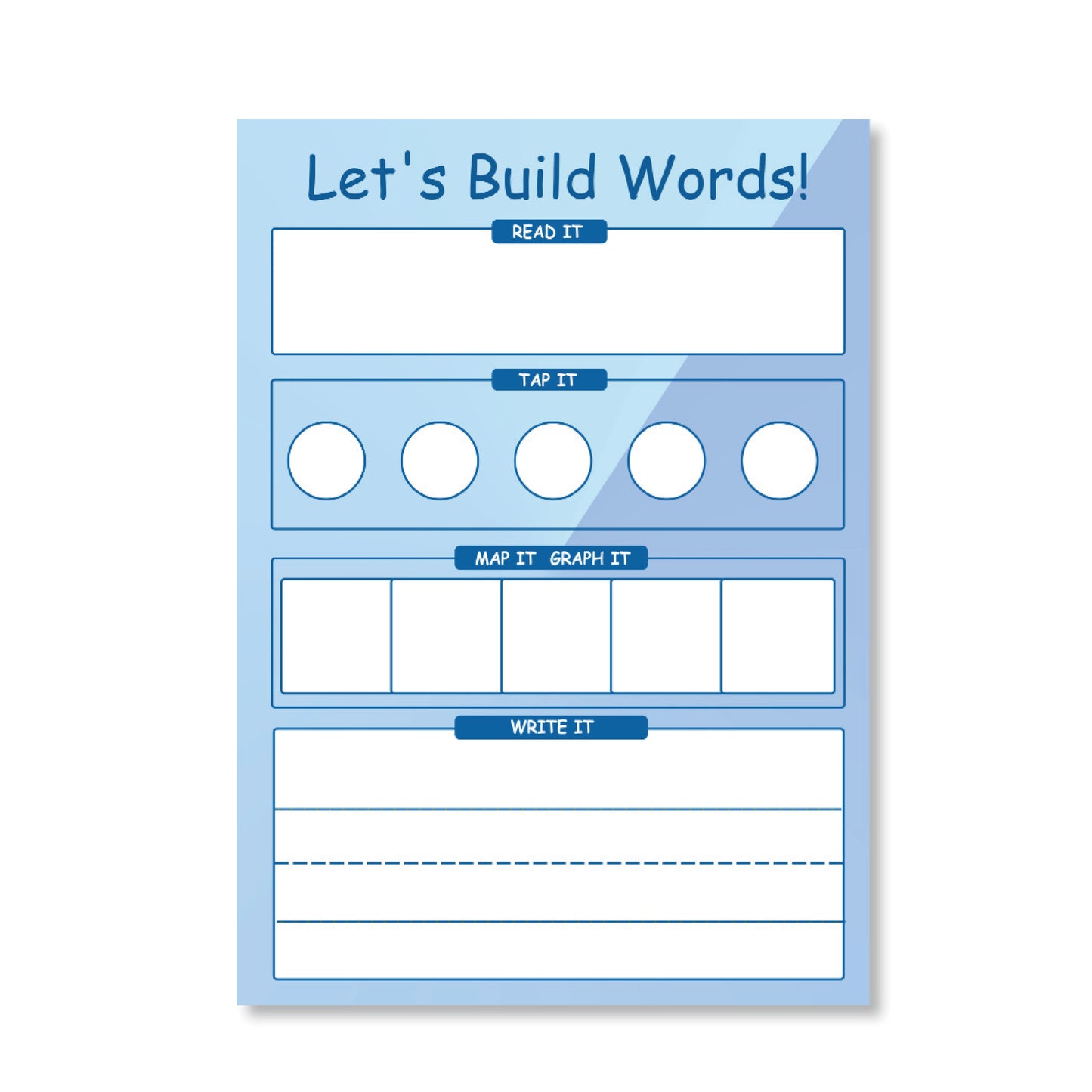 Large Word Builder Posters (2 Pcs)